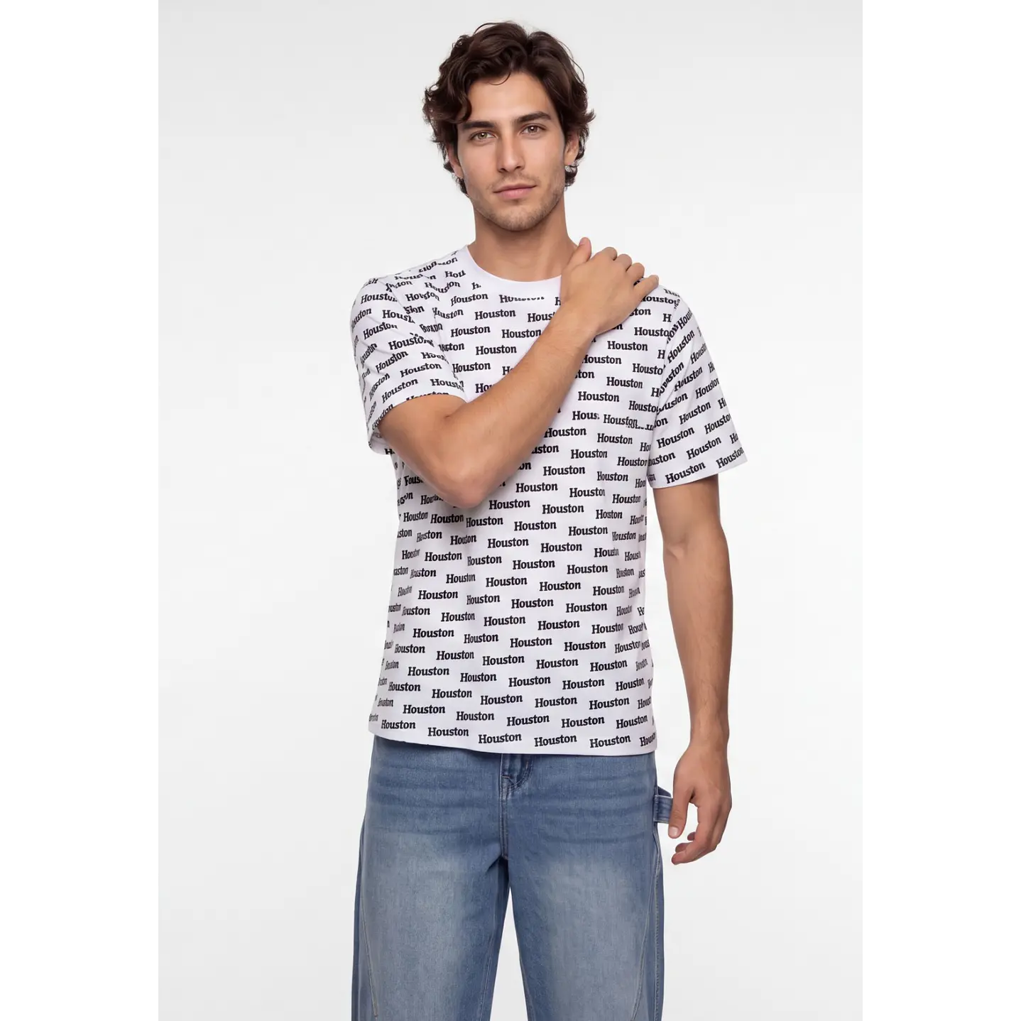 Polera Houston Hombre Blanco 1