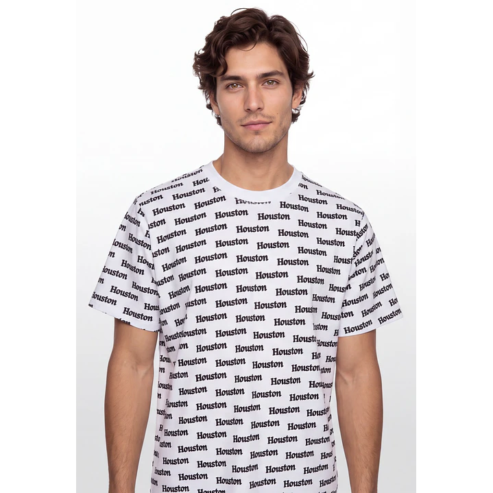 Polera Houston Hombre Blanco 4
