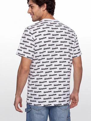 Polera Houston Hombre Blanco