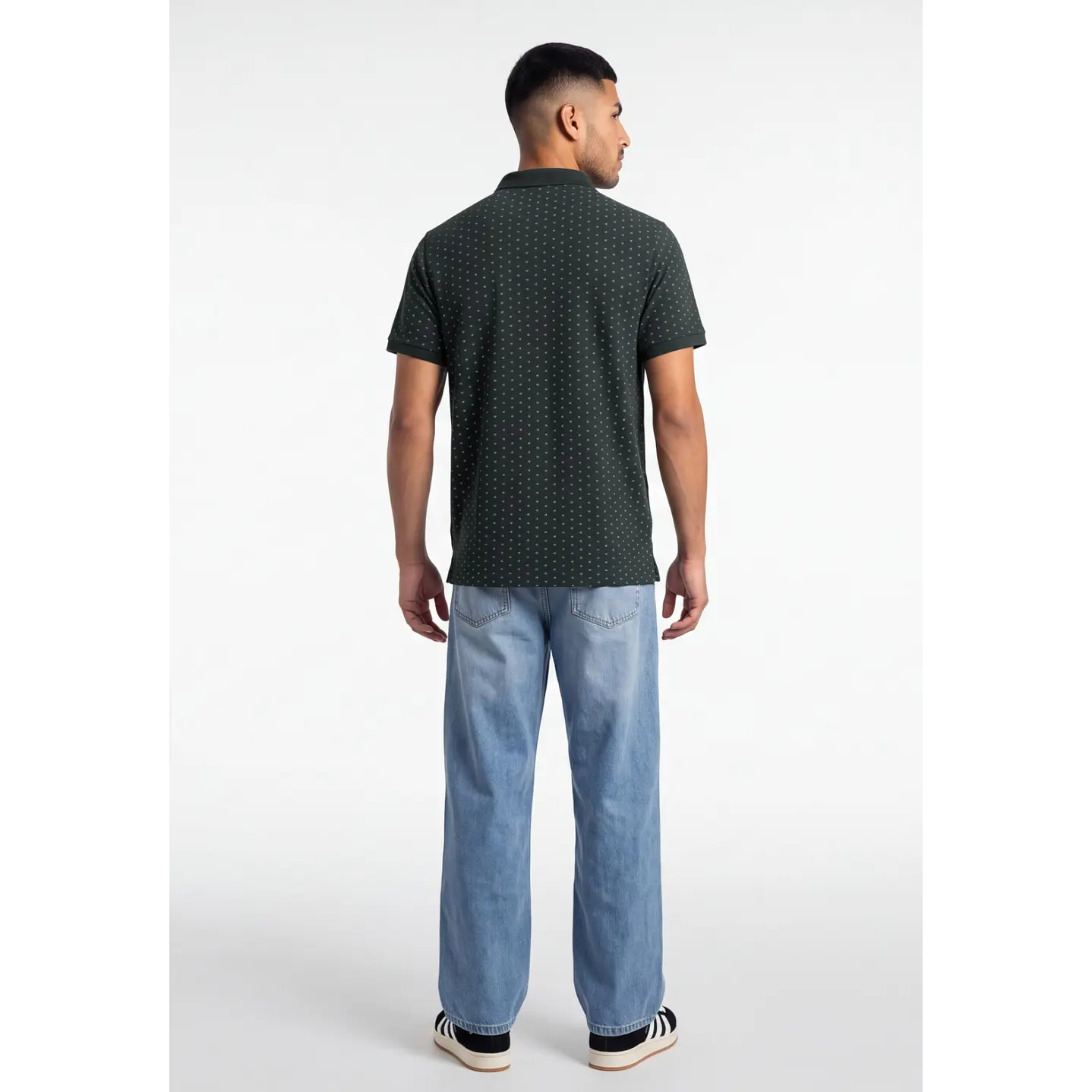 Polera Pique Hombre Verde 2