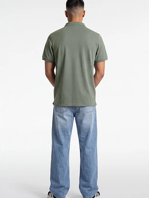 Polera Pique Hombre Verde