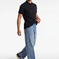 Polera Pique Hombre Negro - Miniatura 3