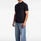 Polera Pique Hombre Negro - Miniatura 1