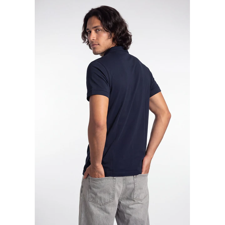 Polera Básica Hombre Azul 2