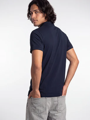 Polera Básica Hombre Azul