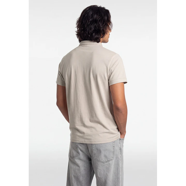 Polera Básica Hombre Beige 2
