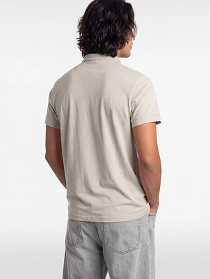 Polera Básica Hombre Beige