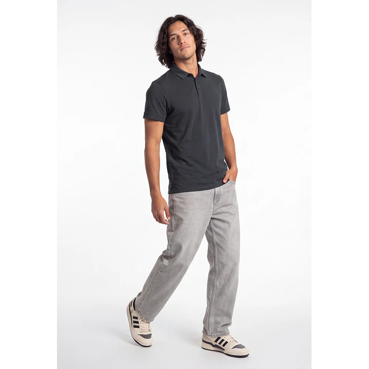 Polera Básica Hombre Gris 3