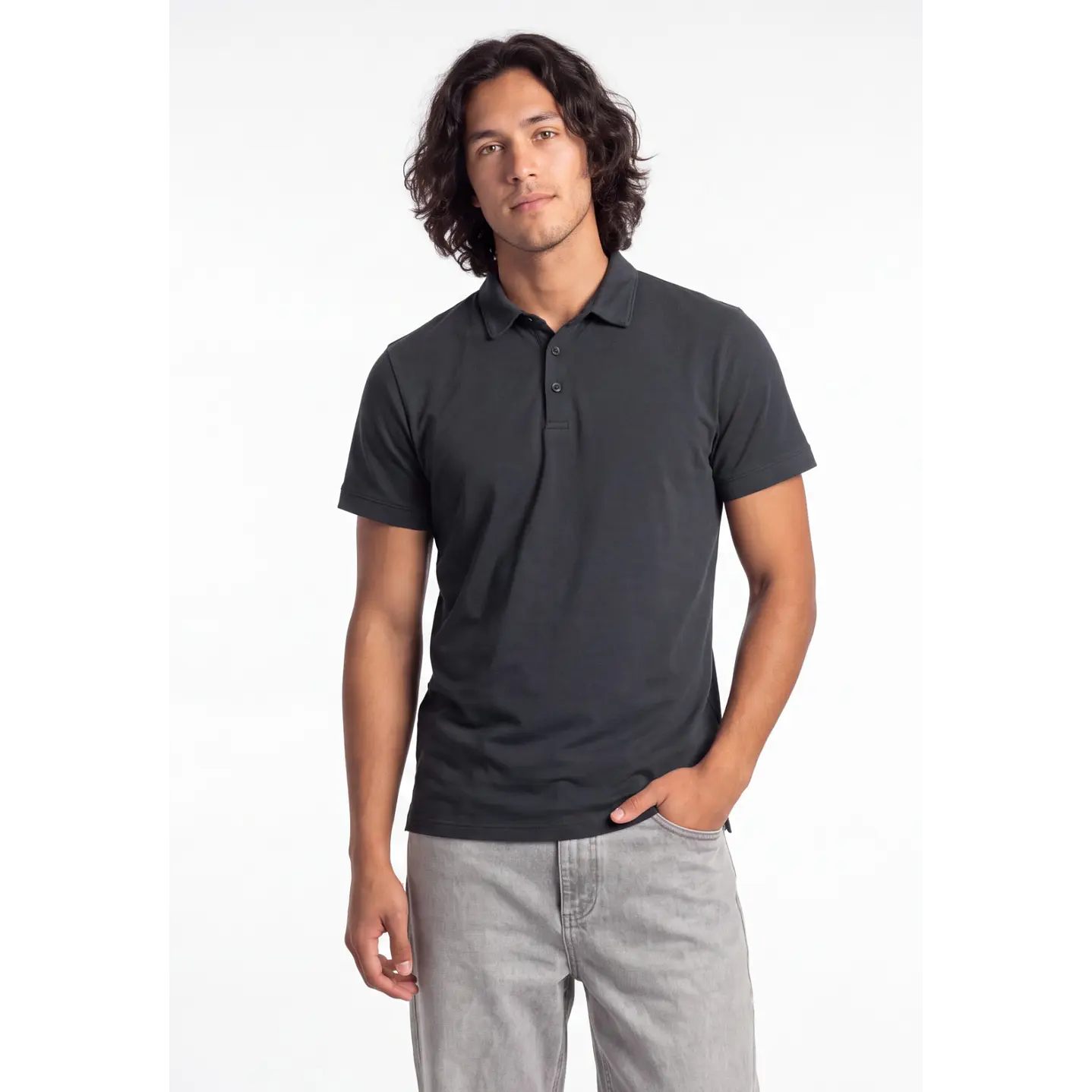 Polera Básica Hombre Gris 1