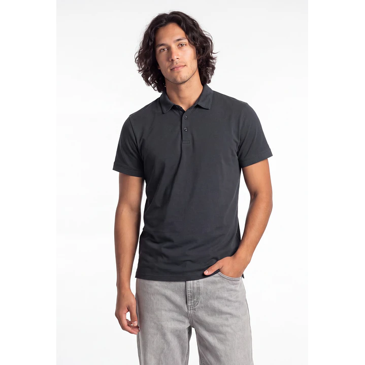 Polera Básica Hombre Gris 1