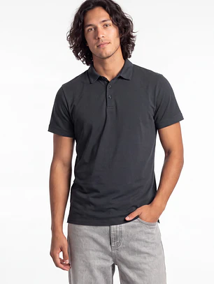 Polera Básica Hombre Gris