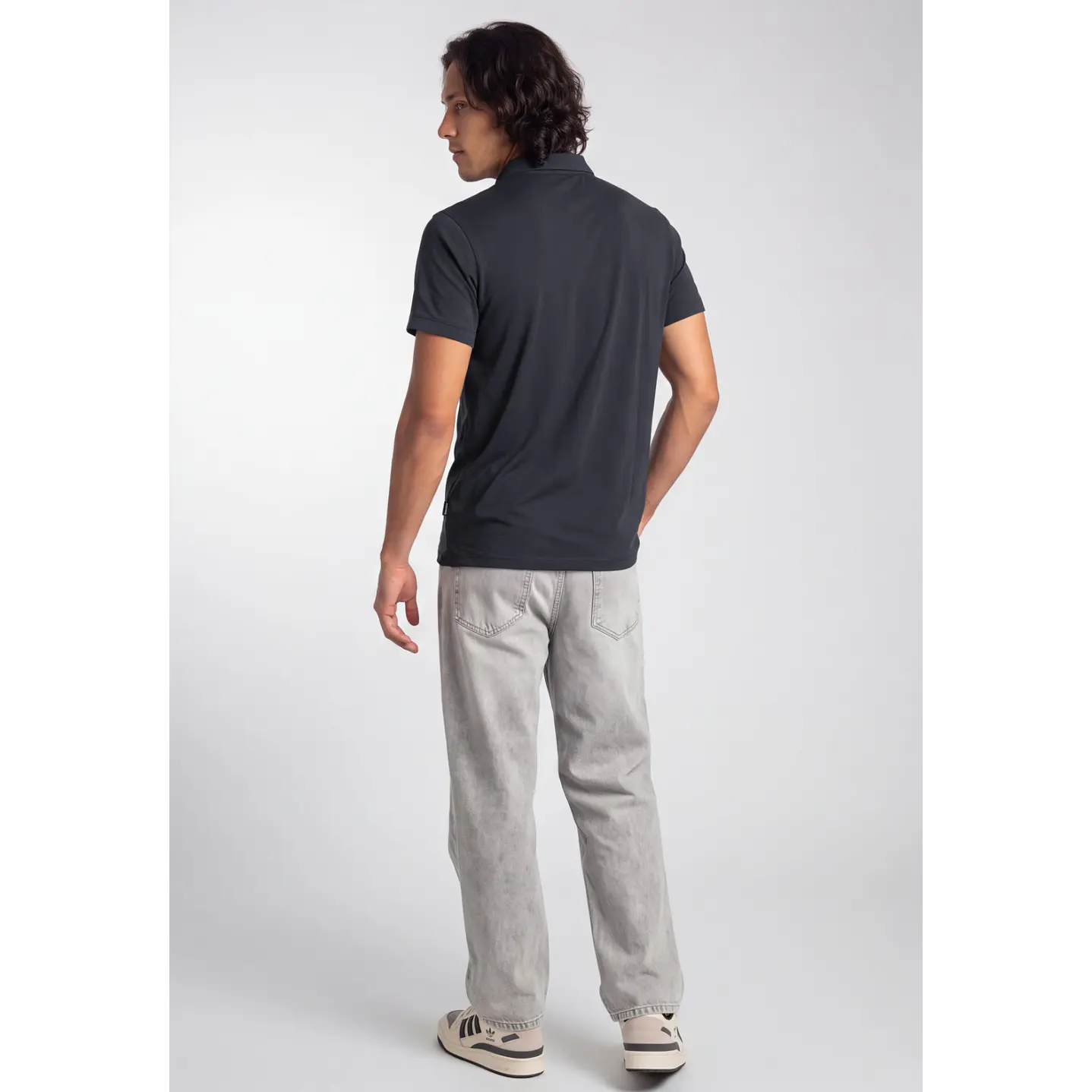 Polera Básica Hombre Gris 2