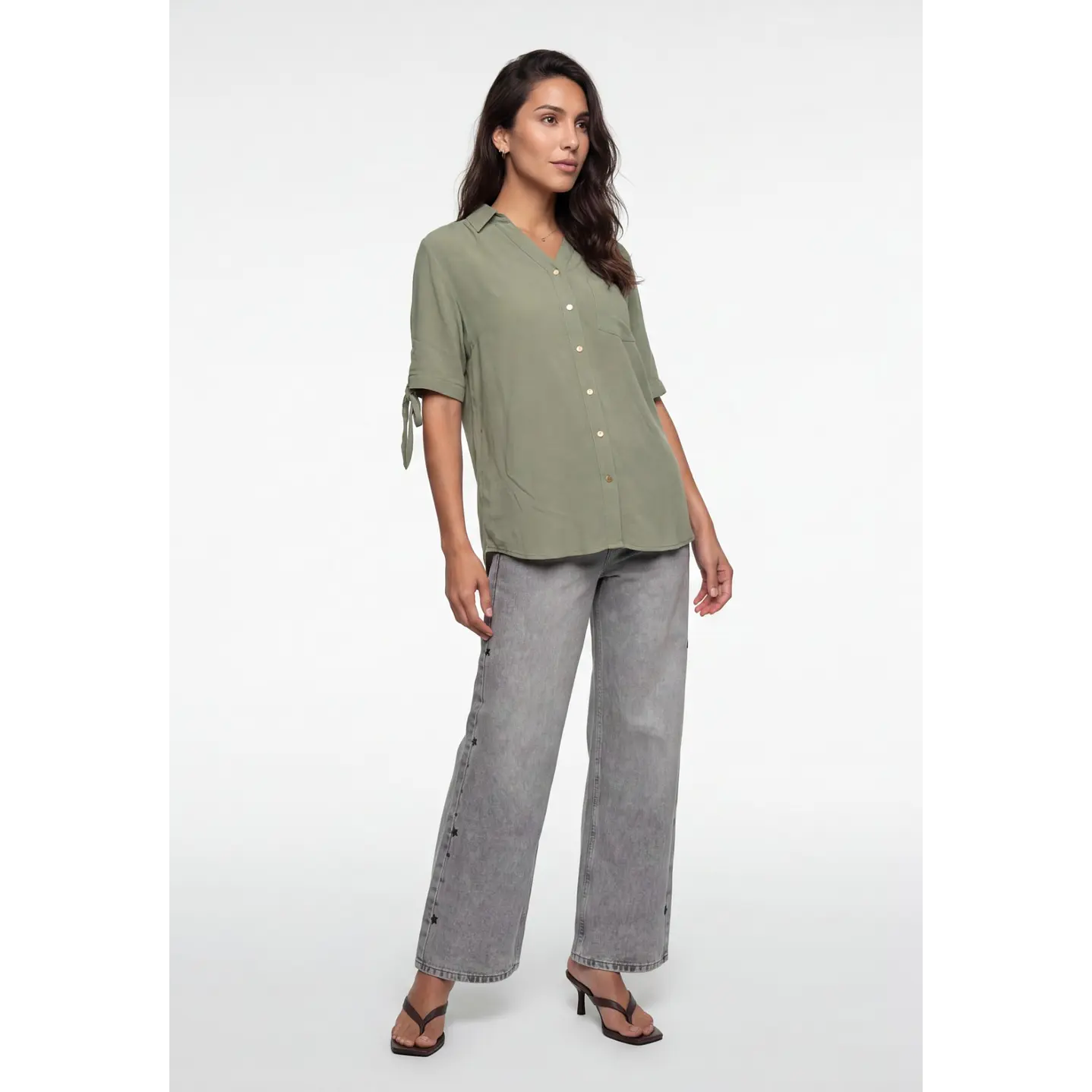 Blusa Viscosa Mujer Verde 3