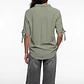 Blusa Viscosa Mujer Verde - Miniatura 2