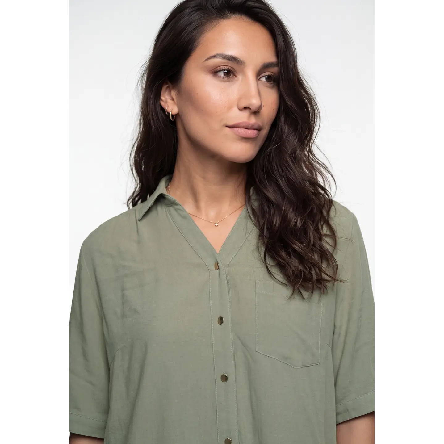 Blusa Viscosa Mujer Verde 4