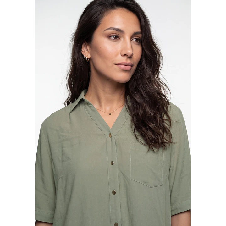 Blusa Viscosa Mujer Verde 4