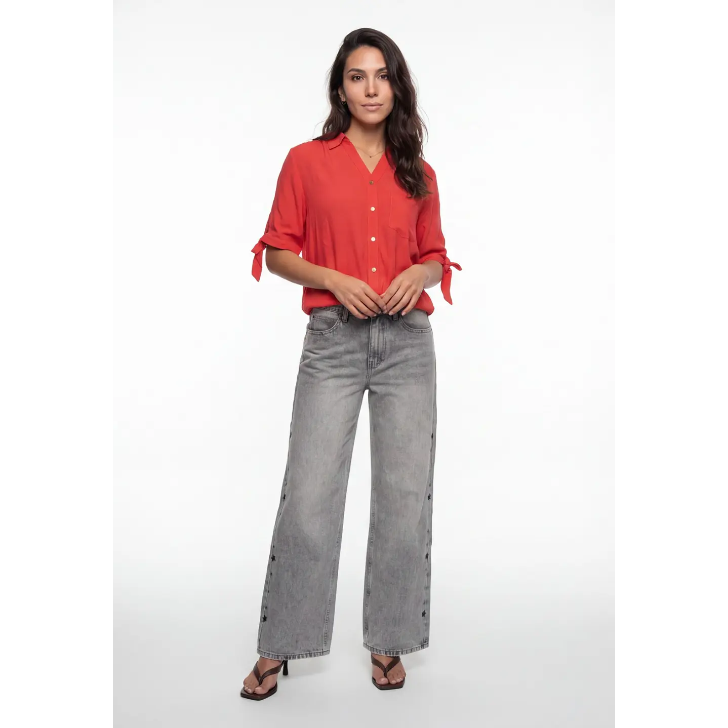 Blusa Viscosa Mujer Rojo 3
