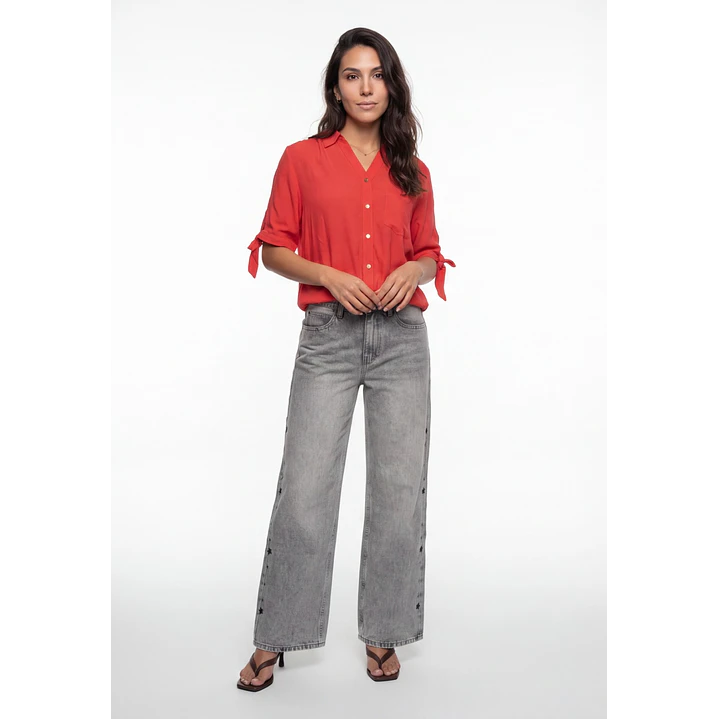 Blusa Viscosa Mujer Rojo 3