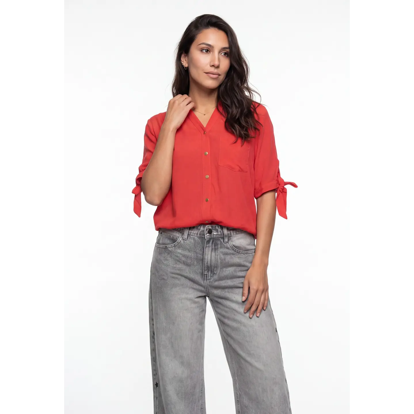 Blusa Viscosa Mujer Rojo 1