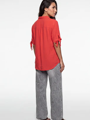 Blusa Viscosa Mujer Rojo