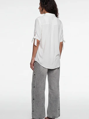 Blusa Viscosa Mujer Crudo