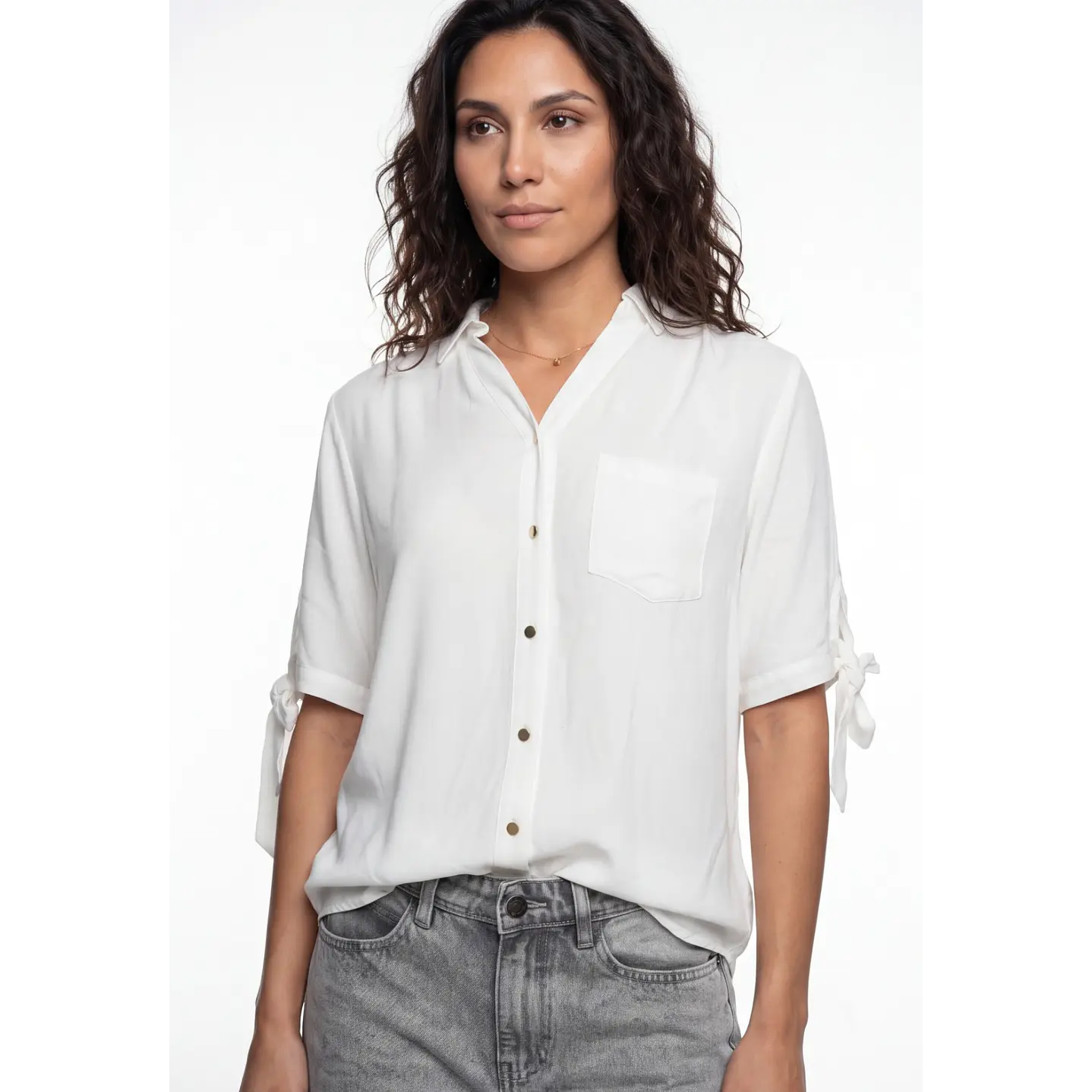 Blusa Viscosa Mujer Crudo 4