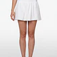 Falda Skort Globo Mujer Blanco - Miniatura 1