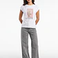 Jeans Wide Leg Mujer Gris - Miniatura 3