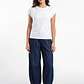 Jeans Bombachos Mujer Azul - Miniatura 3