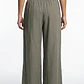 Pantalón Palazzo Liso Mujer Verde - Miniatura 2