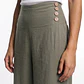 Pantalón Palazzo Liso Mujer Verde - Miniatura 4