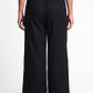Pantalón Palazzo Liso Mujer Negro - Miniatura 2