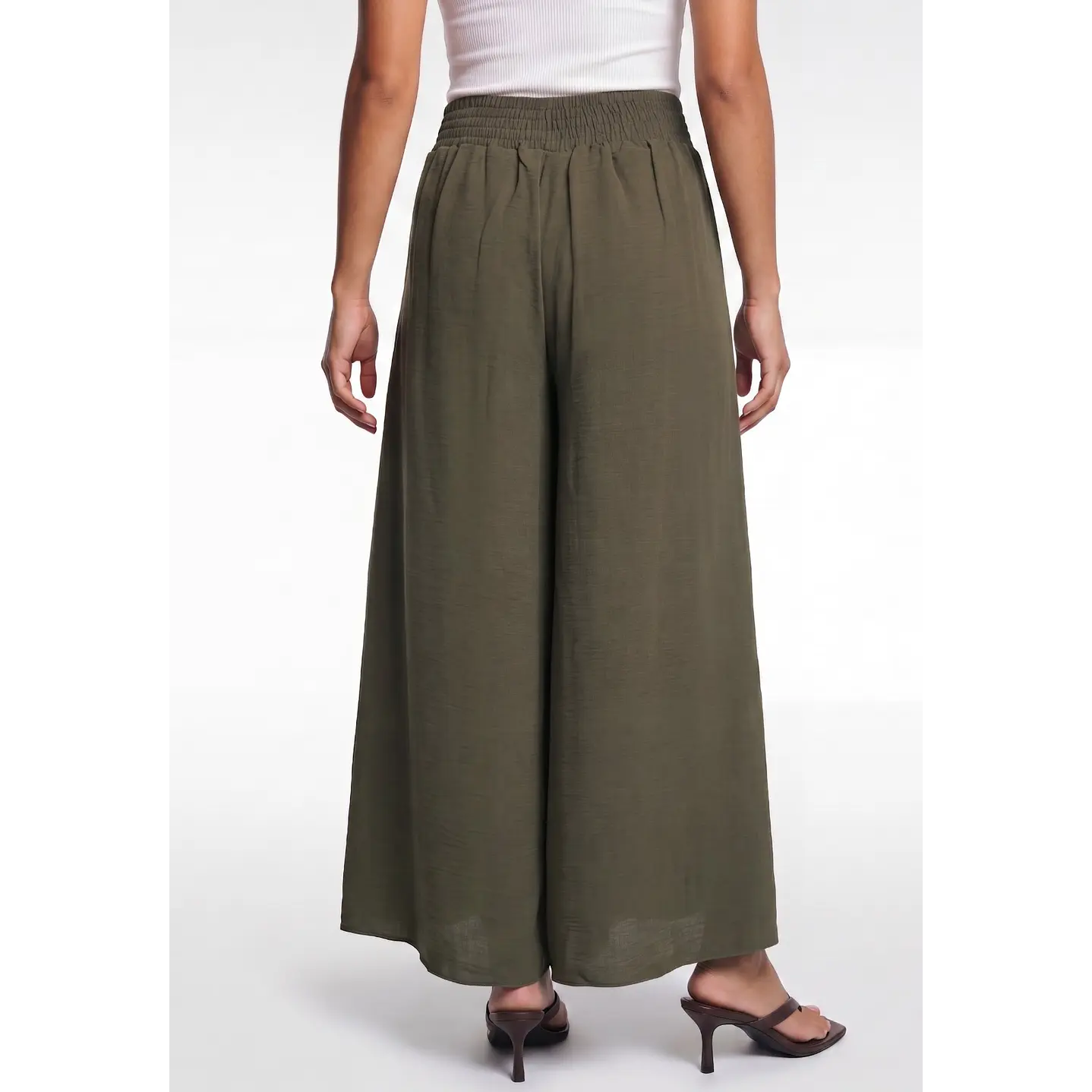 Pantalón Palazzo London Mujer Verde 2