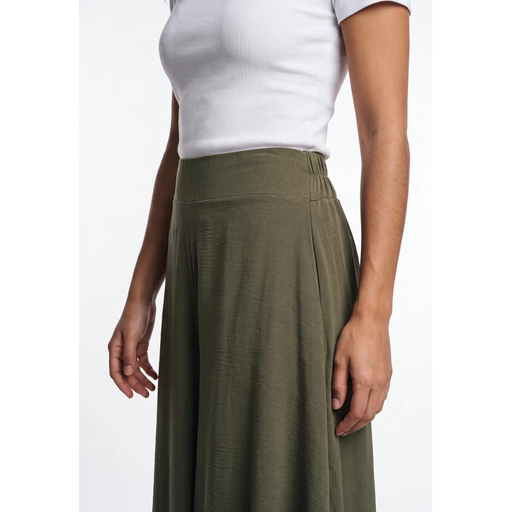 Pantalón Palazzo London Mujer Verde 4