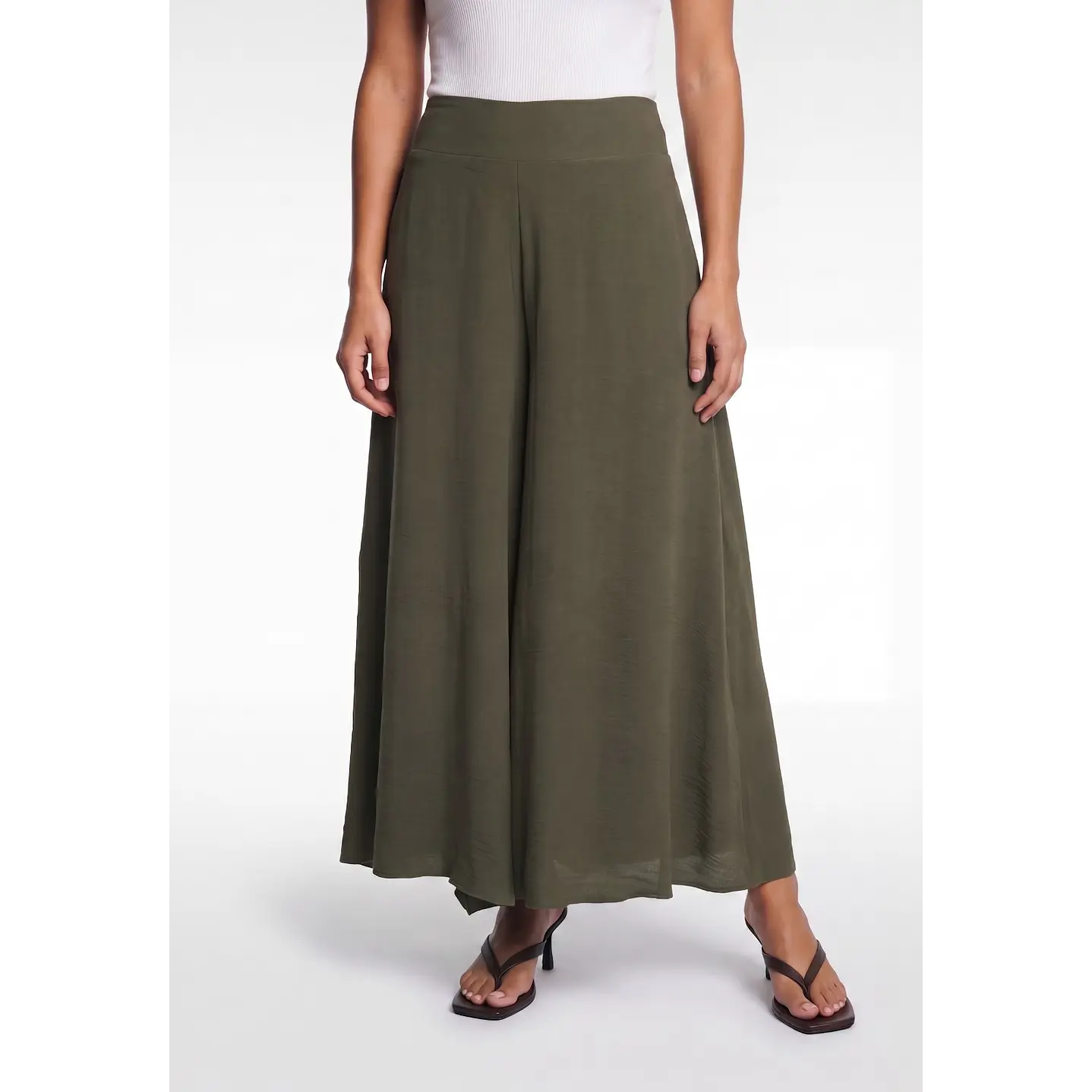 Pantalón Palazzo London Mujer Verde 1