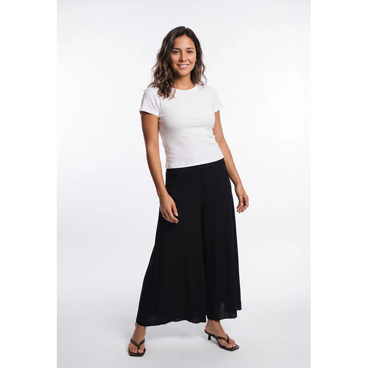 Pantalón Palazzo London Mujer Negro 3