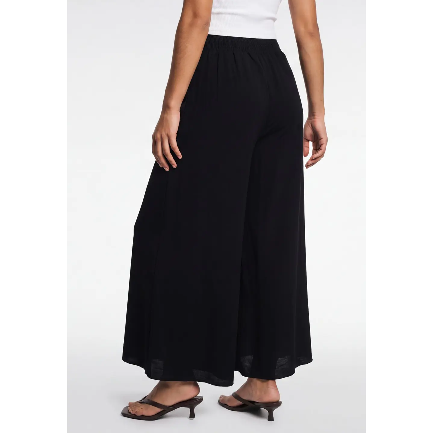 Pantalón Palazzo London Mujer Negro 2
