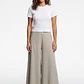 Pantalón Palazzo London Mujer Beige - Miniatura 3