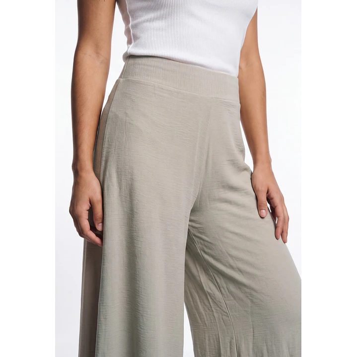 Pantalón Palazzo London Mujer Beige 4