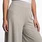 Pantalón Palazzo London Mujer Beige - Miniatura 4
