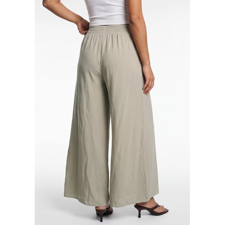 Pantalón Palazzo London Mujer Beige 2