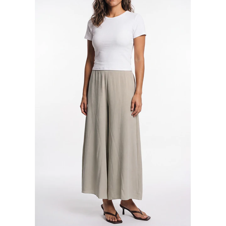 Pantalón Palazzo London Mujer Beige 1