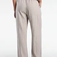 Pantalón Palazzo Liso Mujer Beige - Miniatura 2