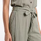 Pantalón Palazzo Liso Mujer Verde - Miniatura 4