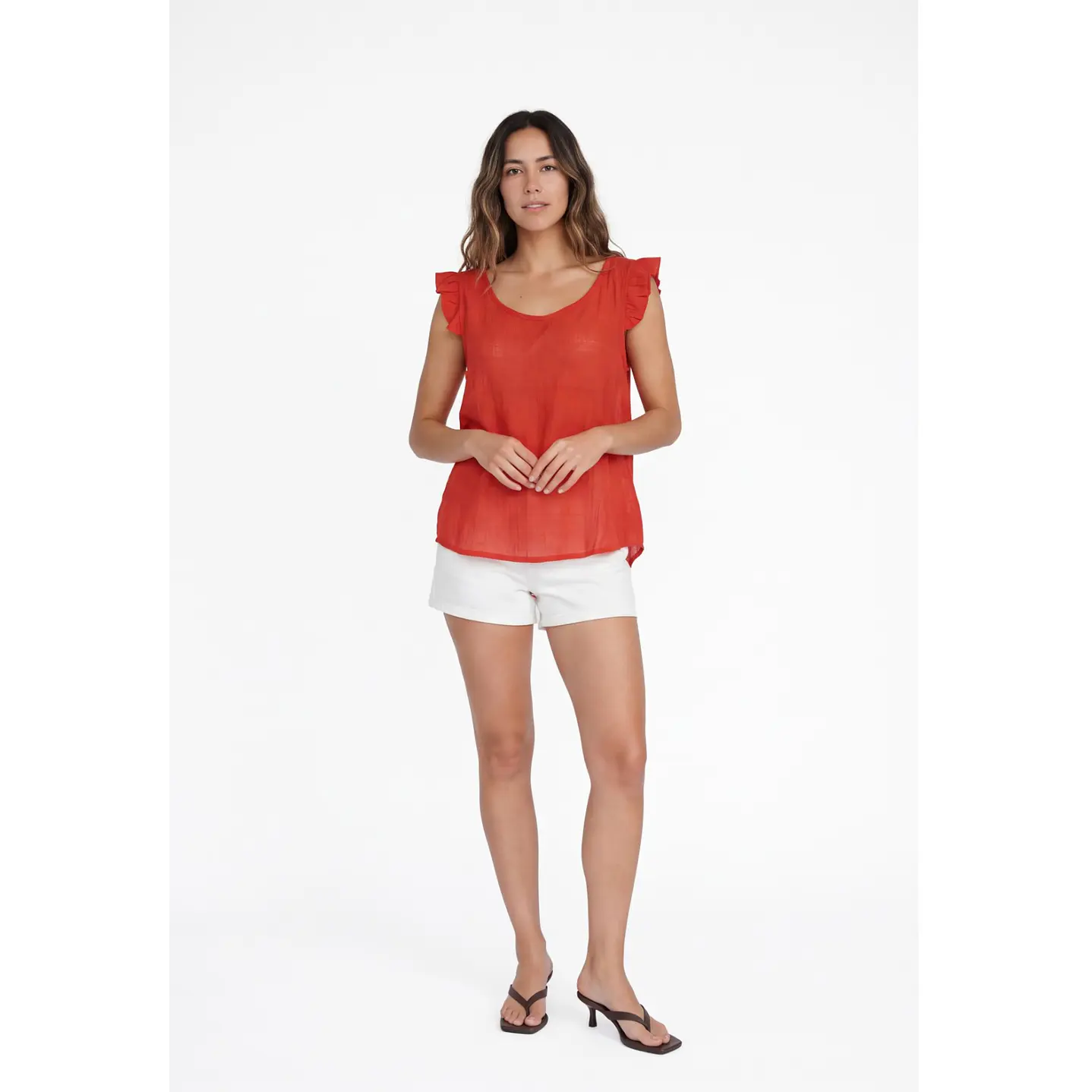 Peto Tirante Vuelo  Mujer Rojo 3