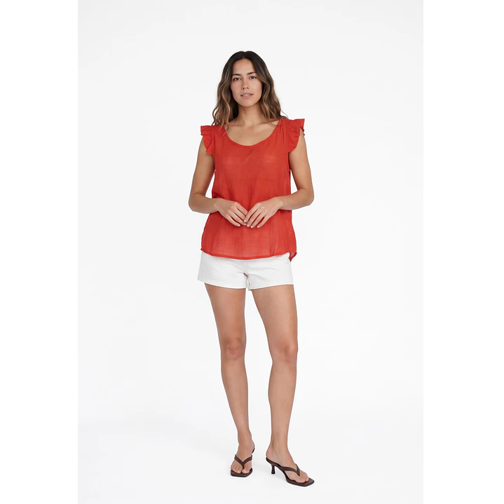 Peto Tirante Vuelo  Mujer Rojo 3