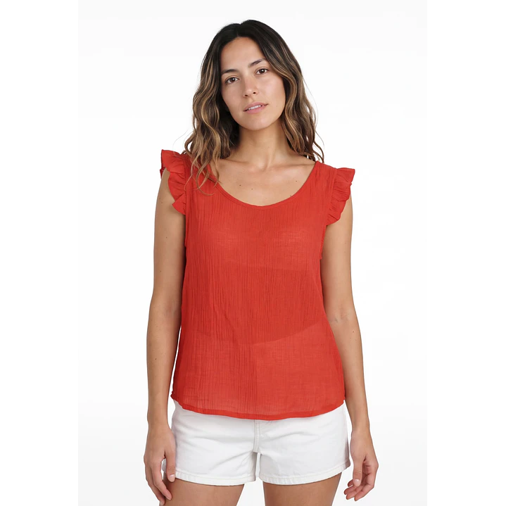 Peto Tirante Vuelo  Mujer Rojo 1