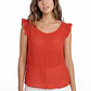 Peto Tirante Vuelo  Mujer Rojo - Miniatura 1