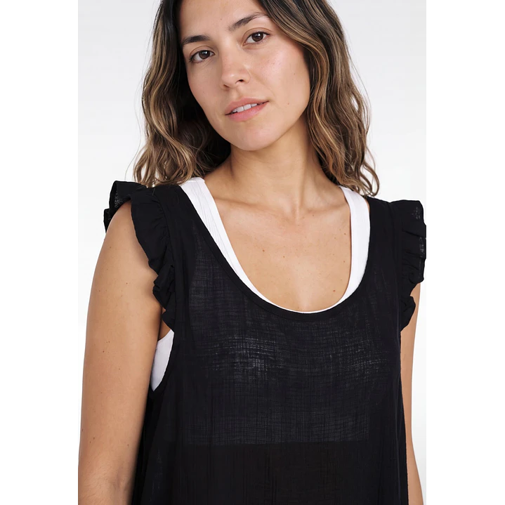 Peto Tirante Vuelo  Mujer Negro 4