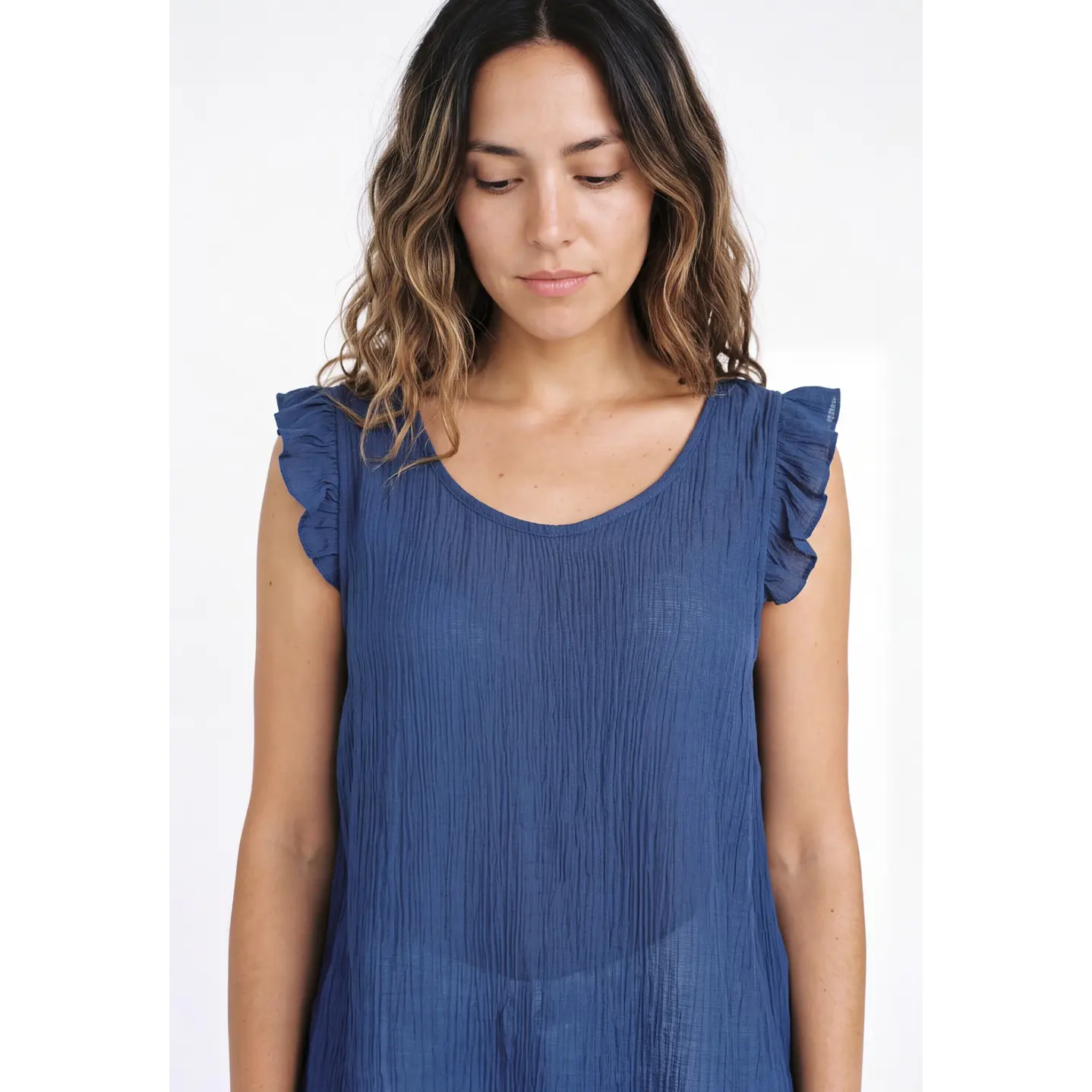 Peto Tirante Vuelo  Mujer Azul 4